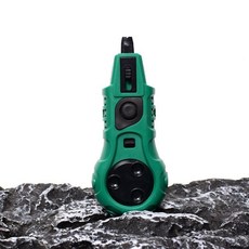 新款電動墨斗 全自動收線 木工工地專業用, 1個, 綠色【電池+小墨汁2+備用線】, 綠色