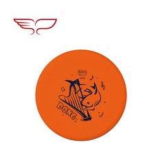 創意耐用【1707人好評】175g專業極限飛盤戶外運動飛盤健身飛碟軟兒童迴旋訓練成人比賽 LLUE, 兒童軟飛盤100克DONG橙色, 1個