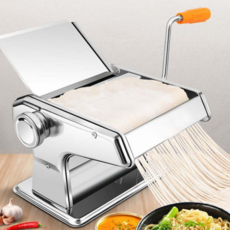 아이데이 스테인레스 가정용 국수 제조기 6단계 조절 파스타 칼국수 우동 소면 제면기 / 2중 3중 칼날, 02.가정용 국수제조기-3중칼날