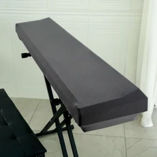 전자 피아노 키보드 커버 방수 접이식 음악용 탄성 보호, 01 M, 03 Dark Grey