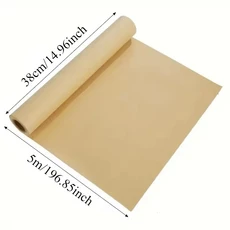 5m/롤 선물 포장용 갈색 크래프트 종이 롤 그림 DIY 꽃 생일 파티 결혼식 크리스마스, 01 1Roll, 01 Brown 38cmx5m