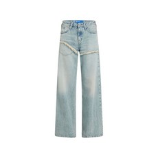 칼라거펠트진 프린지 헴 진