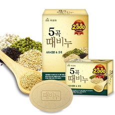 무궁화 오곡 때비누, 100g, 1개입