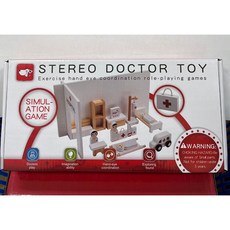 過家家E3K兒童立體醫生套裝 仿真玩具 模擬救護 角色扮演 親子互動 衛教, 1個, 彩盒