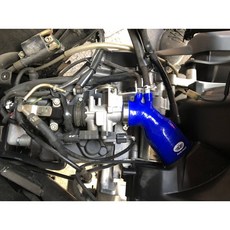 普菲迅國際 PGO J-Bu Bu 115/125 強化矽膠耐油進氣管，耐高溫抗老化，提升引擎性能, 1個, 進氣管藍色