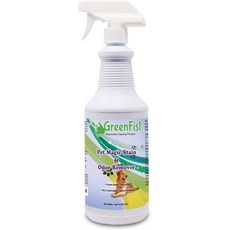 그린피스트 애완동물 얼룩 및 냄새 제거제 마법 빠른 작용 카펫 효소 기반 포뮬러 고양이 개 소동물 32온스 스프레이, 32 플로우 온스 (1개 팩)