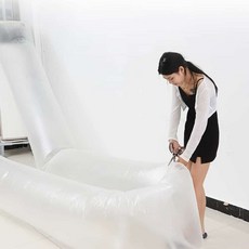 에어컨바람비닐 긴 바람통로 에어컨 찬바람터널 20m, 상세표기, 상세표기