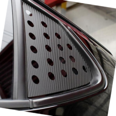 C필러스티커 카본 C필러 쿼터글라스 몰딩 스티커 VIP-107, 현대-I30