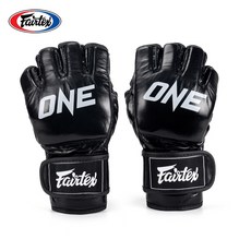 Fairtex 露指拳套 聯名 真皮拳套 綜合格鬥, 1個