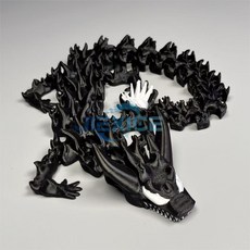 3D 프린팅 마블 어벤져스 관절 드래곤 피규어 아이언맨 디자인 가동형 컬렉션 장난감, 25cm, 독액