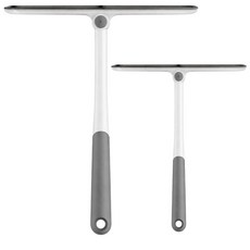 소픽 유리청소 각도조절 스퀴지 27cm35cm, 그레이, 2개