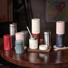 DDH 보온도시락통 죽통 이유식 어린이집 280ml 어린이집죽통 어린이보온도시락, 아이보리, 1개