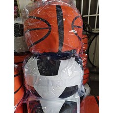 籃球足球造型抱枕, 隨雞