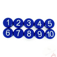 숫자 자석 1-10 자석숫자, 빨강