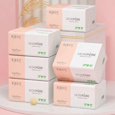MOREPURE 清沐純子 5層加厚抽紙 家用面紙, 1個, 小規格175*120*10包