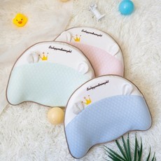 유아 아기 메모리폼 베개 애착 낮잠, 블루, 1개