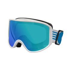 Zero-G A1韓國產成人滑雪護目鏡, 白色/藍色