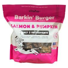 Vitafur Barkin' Burger 寵物狗零食, 453g, 1個, 鮭魚南瓜