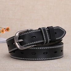 혜문전방 여성 소가죽 벨트 블랙