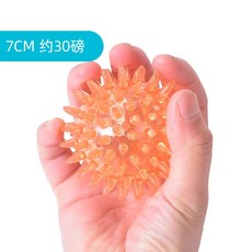 스트레스볼 손바닥 말랑이 무소음 쫀득이 공 젤리볼, E. 오렌지(7cm), 1개