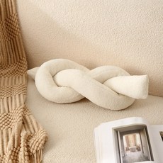 簡約風抱枕 沙發床頭腰枕 午睡枕頭套, 扭扭條,14*163cm