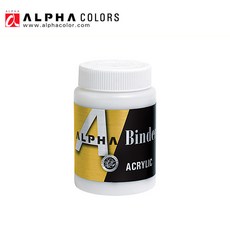 알파색채 골드 아크릴 보조제 바인더 500ml