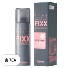 쏘내추럴 리얼 매트 메이크업 세팅 픽서, 75ml, 7개