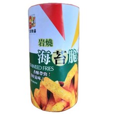 大豪食品 岩燒海苔脆薯 酥脆涮嘴 罐裝零食, 30g, 1個