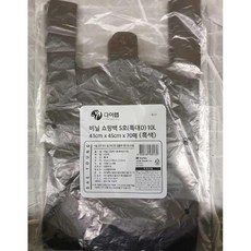 쇼핑백5호(검정비닐/특대D), 1400개, 70개