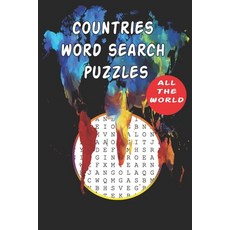 Countries Word Search Puzzles All the World: 6x9' 100 pages Word Search Book Puzzle for Kids Age 8 u... Paperback, Independently Published