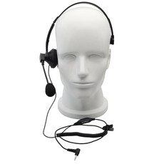 Over-Head Earpiece with Boom Mic VOX for Motorola MD200TPR MH230R MT350R MT352R MS355R MR355R Talk, Over-Head Earpiece with Boom M