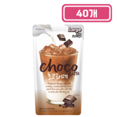 대호)초코라떼 파우치음료, 40개, 300ml