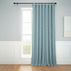 HPD Half Price Drapes - 거실용 인조 리넨 커튼 (패널 1개) - 너비 127 x 길이 304.8cm(50 x 120인치) - 침실용 질감 있는 암막 커튼 3