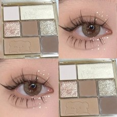 SUIKONE 蘇卡娜 七色眼影修容腮紅一體盤 大地色系多功能彩妝, 1#大地色, 1個