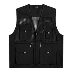 랜더스 왕망사 조끼 LD450 블랙, 95[L], 1개