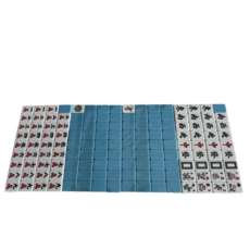 錦楓 正磁電動麻將牌 電動麻將桌專用 耐磨材質 字體清晰, 蔚藍色