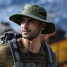 챙넓은 정글모 사파리모자 아웃도어모자, 진그레이