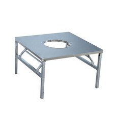 그릴 사각 업소용 숯불테이블 고깃집 테이블 불판식탁 80cm 있음