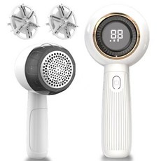 毛球修剪器充電式剃毛器衣服剃毛機去毛球除毛神器米家用打毛, 無規格, 白色英文款+2刀
