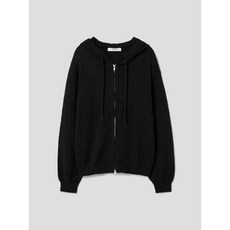 에잇세컨즈 8SECONDS 부클 후드 집업 가디건 카디건 블랙 42445ALY25 TUI694 WBR983