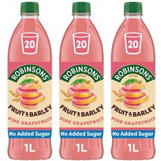 프루트 앤 바리 비타민 핑크 그레이프프루트 스쿼시, 1L, 3개