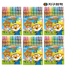 지구화학 뽀로로 샤프식 색연필, 12색, 7개
