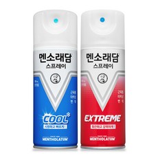 멘소래담 스프레이-에스 쿨 파스 180ml+익스트림 180ml, 1세트