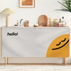 책상 하부 가림막 천 하단 사무실, 폭 140cm 70cm, 스타일 3