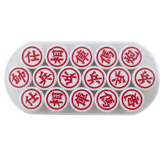 雙色無接縫明星象棋, 一副