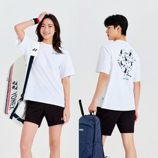 요넥스 261TS047U 배드민턴 공용 오버핏 반팔 티셔츠
