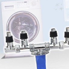1/4 호스 빠른 연결 자동 차단 4 방향 밸브 퀵 피팅 수족관 RO 워터 필터 역삼 투 시스템, 허용값 없음, 1개
