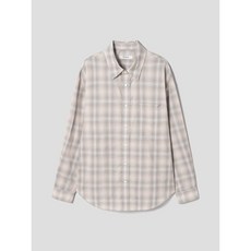 에잇세컨즈 8SECONDS 옴브레 체크 오버핏 셔츠 베이지 425464LY2A 138836