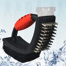 그릴 청소브러쉬 바베큐 석쇠 세척 캠핑 위생 솔 도구, 1개