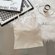 親膚高彈顯瘦美背小可愛 BRA TOP 無鋼圈內衣 吊帶打底衣 短板上衣